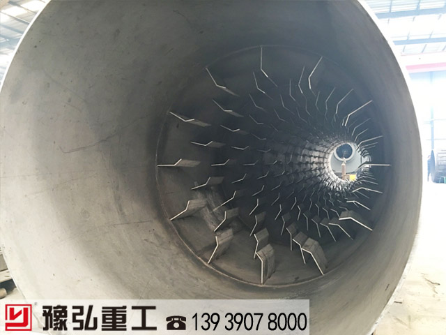 滾筒烘干機(jī)揚(yáng)料板形式之一升舉式